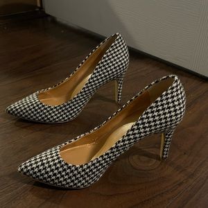 J. Crew Factory Houndstooth pumps